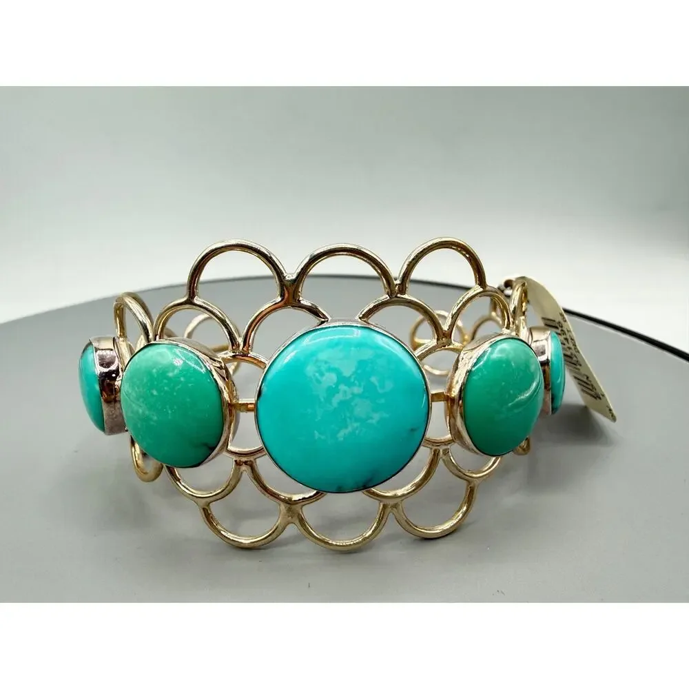 Jay King CAMPITOS Turquoise Cuff Bracelet Sterling Silver 925 Jay King‎ $379 NWT